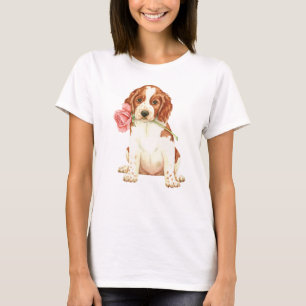 T-shirt Valentine Welshie rose