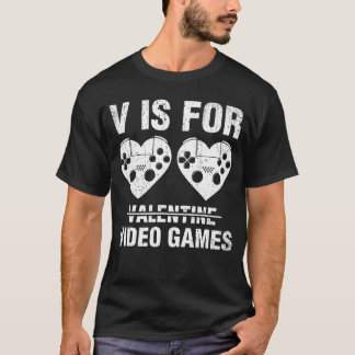 T-shirt Valentines Day 2021 Video Games Gaming Gamer Boys 