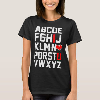 T-shirt Valentines Day ABCs   for for teachers I love you