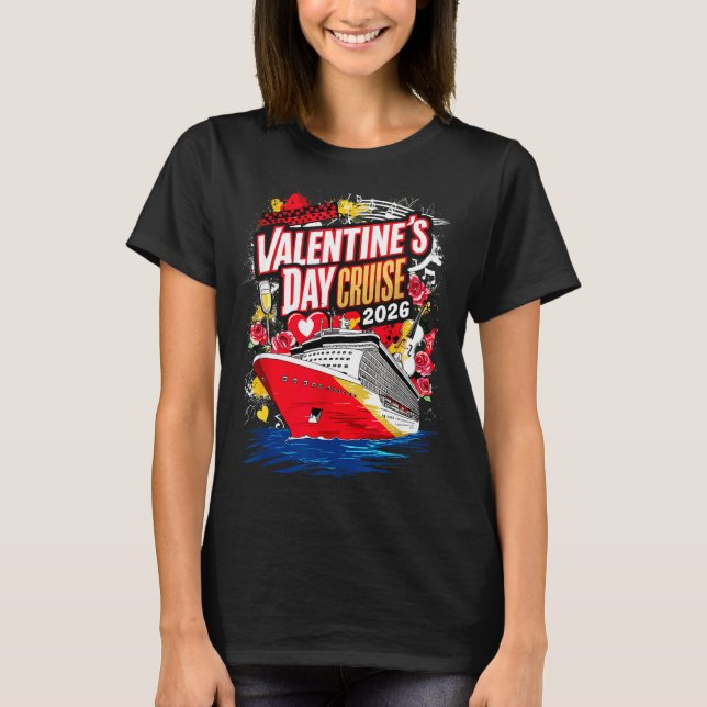 T-shirt Valentines Day Cruise 2026  (Devant)