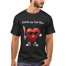 Valentine's Day et Baseball personnalisable