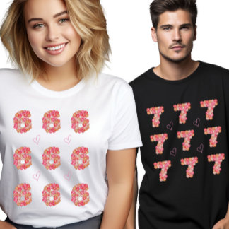 T-shirt Valentine's Day Gen Alpha Meme 6 7 