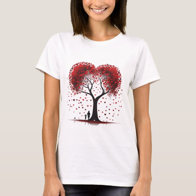 T-shirt Valentines Day Hearts (Devant)