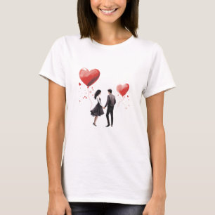 T-shirt Valentines Day Hearts