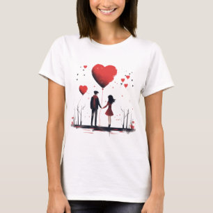 T-shirt Valentines Day Hearts
