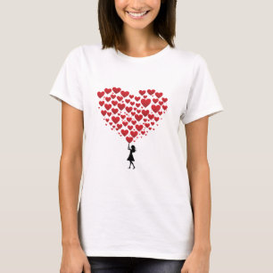 T-shirt Valentines Day Hearts