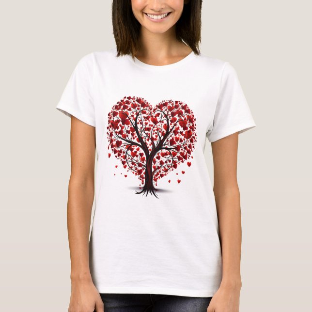 T-shirt Valentines Day Hearts (Devant)
