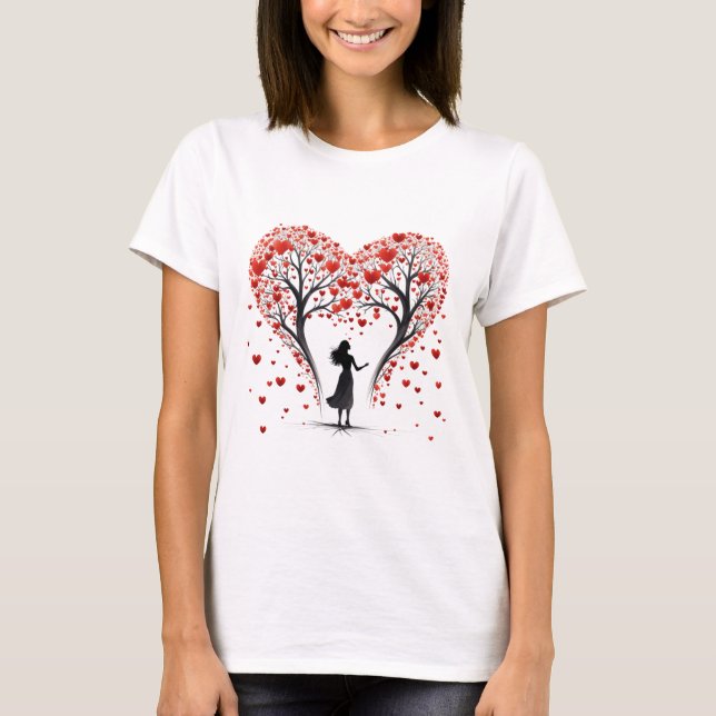T-shirt Valentines Day Hearts (Devant)