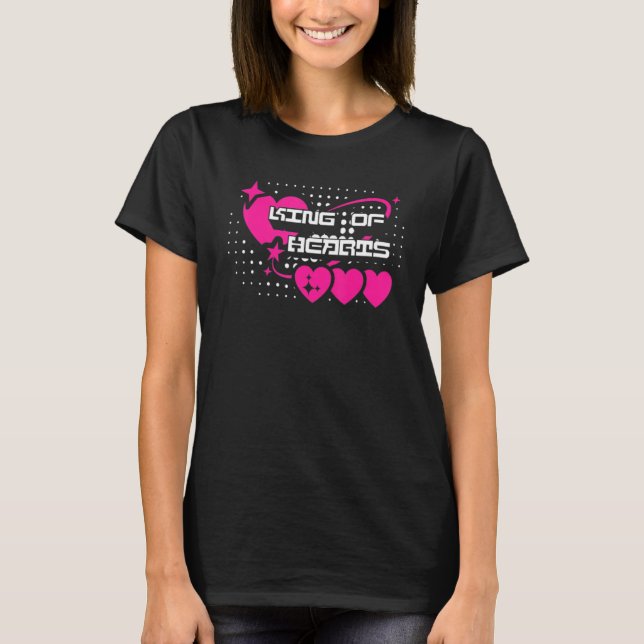 T-shirt Valentines Day King Of Hearts 1 (Devant)