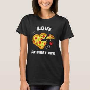 T-shirt Valentines Day L'amour italien à First Bite Pizza 