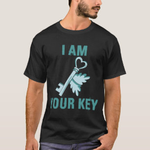 T-shirt Valentine's Day Lock and Key Men Femmes Mari Wif