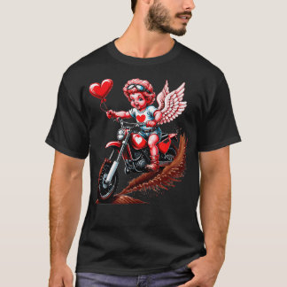 T-shirt Valentines Day Motocross Les amateurs de motocross