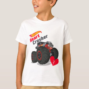 T-shirt Valentines de roue chaude Coeur Croiseur