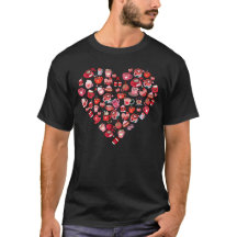 Valentines Jour Amour Coeur Forme Café Design