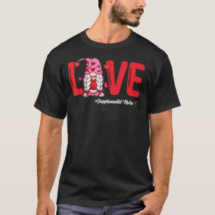 T-shirt Valentines Jour Amour Infirmière supplémentaire Fe