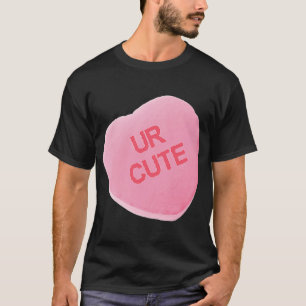 T-shirt Valentines Jour Candy rose Coeur de conversation U