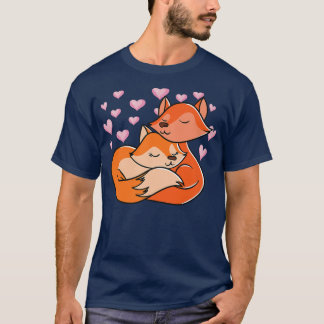 T-shirt Valentines Jour Couple Pour Les Mignons Foes Coeur