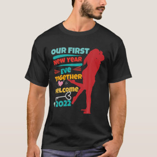 T-shirt Valentines Jour Nos Premières Nouvelles Années Rév