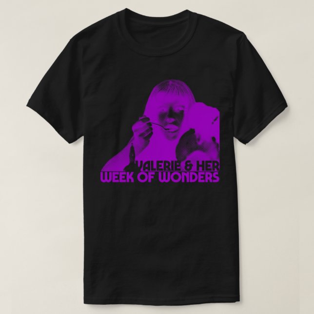 T-shirt Valerie et sa semaine des merveilles les années 70 (Design devant)