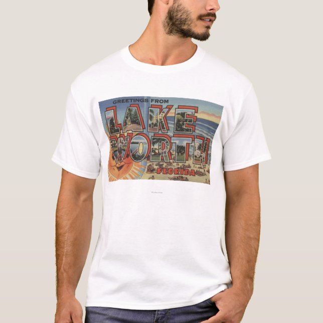 T-shirt Valeur de lac, la Floride - grandes scènes de (Devant)