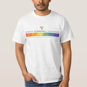 T-shirt Valeur t de la Géorgie Stonewall Démocrate