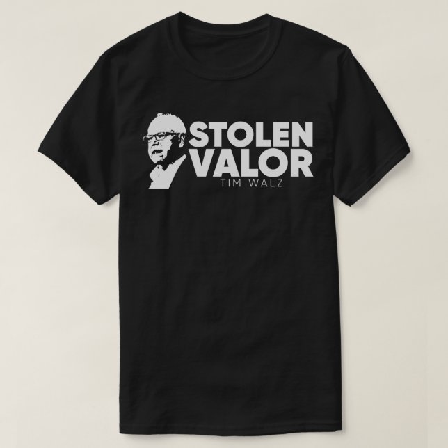 T-shirt Valeur volée 1 de Tim Walz (Design devant)