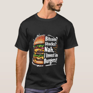 T-shirt Valeurs Bitcoin dans lesquelles j'investis dans Bu