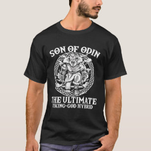 T-shirt Valhalla Fils D'Odin Le Guerrier Nordique Norse My