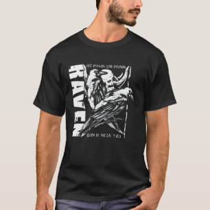 T-shirt Valhalla Raven Ravens Odin s Runes Norse Compass V