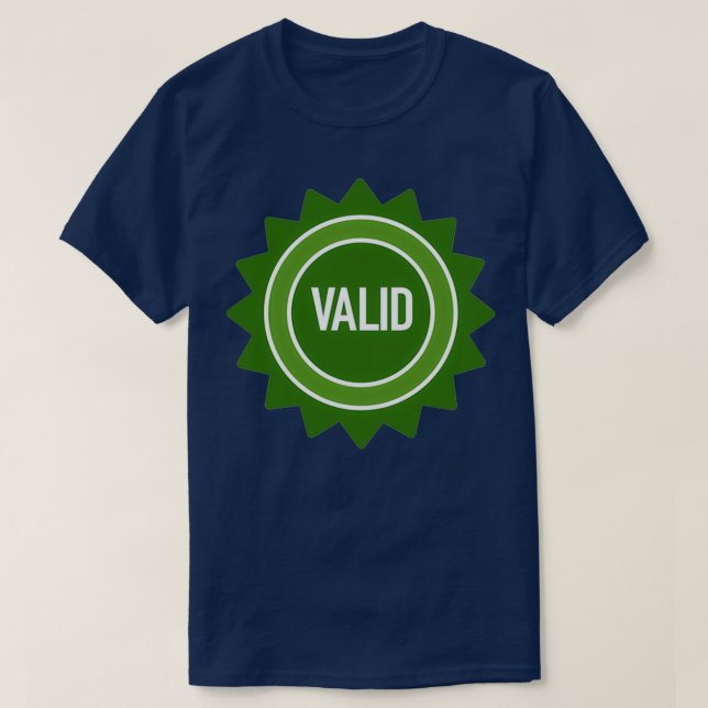 T-shirt Valide (Design devant)
