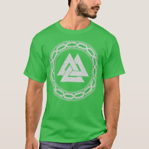 T-shirt Valknut Norse Runes Viking Northmen Mythologie