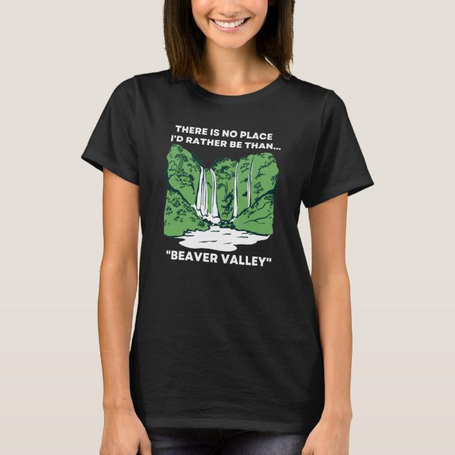 T-shirt Vallée de Beaver (Devant)