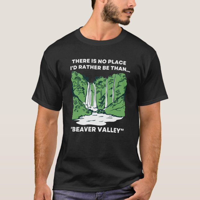 T-shirt Vallée de Beaver (Devant)