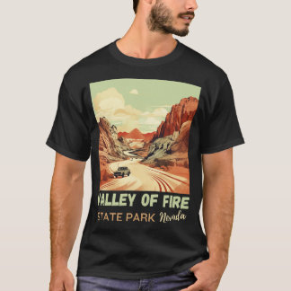 T-shirt Vallée De Feu Parc D'État Nature Lover Randonnée V