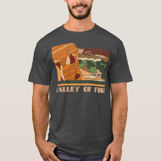 T-shirt Vallée De Feu Parc D'État Nature Lover Vintage Ret