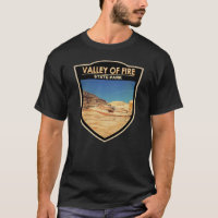 Vallée de feu Parc d'état Nevada Badge Art