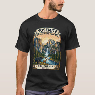 T-shirt Vallée de Yosemite Californie Montagne Cascade Our