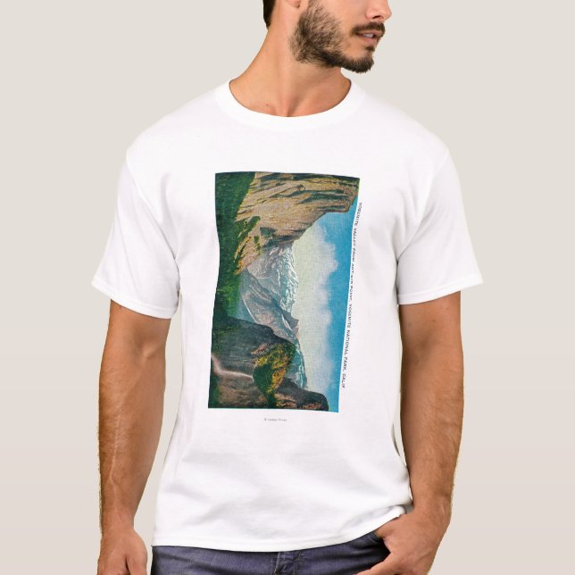 T-shirt Vallée de Yosemite du point de l'artiste (Devant)