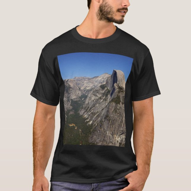 T-shirt Vallée de Yosemite et demi de dôme de point de (Devant)