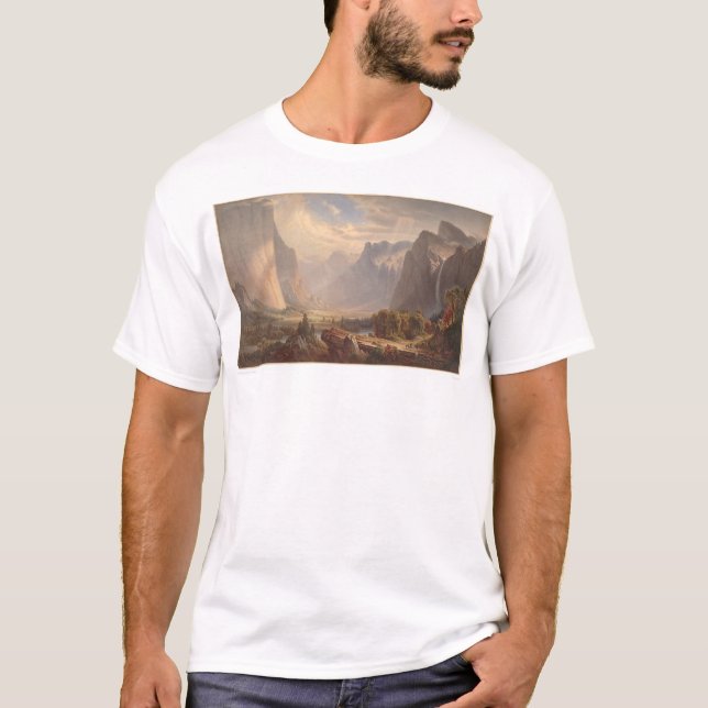 T-shirt Vallée de Yosemite, la Californie (0710A) (Devant)
