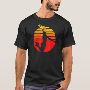 T-shirt Vallée Phoenix Sun Basketball Retro Sunset Bas