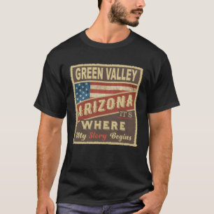T-shirt VALLÉE VERTE, AZ C'est là que commence mon histoir