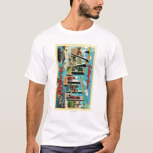 T-shirt Vallejo, la Californie - grandes scènes de lettre