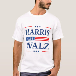 T-shirt Valse 2024 Kamala Harris 2024 Tim Waltz 2024 États