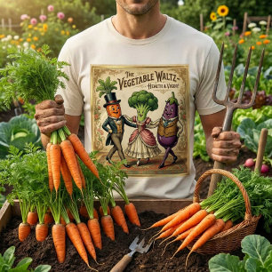 T-shirt Valse de légumes Danse de légumes Antiquité victor