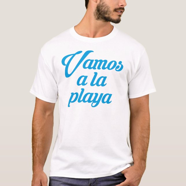 T-SHIRT VAMOS A LA PLAYA (Devant)