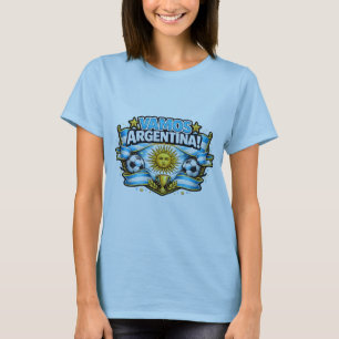 T-shirt Vamos Argentina Design de foot patriotique Argen