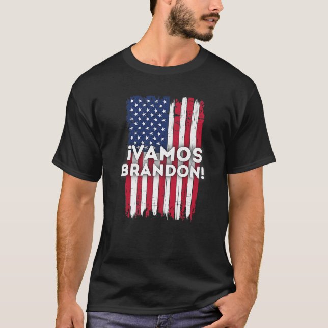 T-shirt VAMOS BRANDON Espagnol Laissons aller Brandon Fla  (Devant)