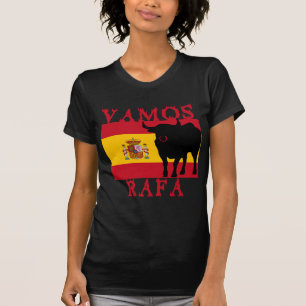 T-shirt Vamos Rafa avec le drapeau de l'Espagne