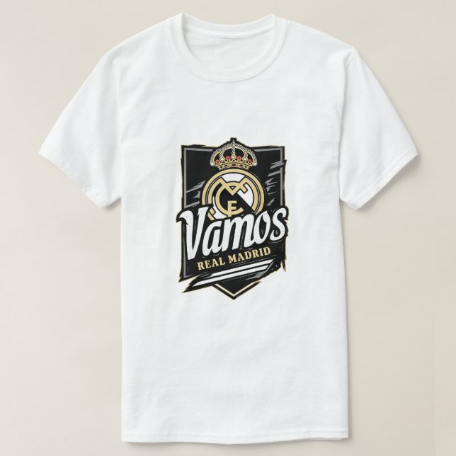 T-shirt vamos Real Madrid (Design devant)